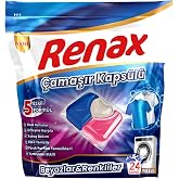 RENAX &Ccedil;amaşır Kaps&uuml;l&uuml; Beyazlar ve Renkliler 24'l&uuml;