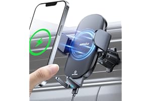 Handyhalterung Auto Mit Ladefunktion, APPS2Car Upgrade-Haken und 15W Schnellladung 360° Auto Handyhalterung Mit Ladefunktion, Passend für Samsung Galaxy S22/S21/S20 Usw.