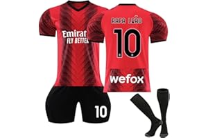 DUOROUPUTAO Maglie da Calcio 2023 2024, Completo Calcio per Uomo Bambino Kit Allenamento Calcio Tuta Calcio Uomo T-Shirt Pantaloncini e Calzettoni da Bambino e Adulto