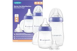 Lansinoh I Starter Set Butelki i Smoczki Natural Wave Przezroczysty