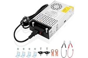 VIXKPIRR Alimentation DC 12V 50A 600W Transformateur 220V CA à 12V CC Convertisseur 50A 600W Alimentation Convertisseur Pour 12V appareils