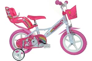 Dino Bikes 124RL-UN Unicorn 12" Bicycle 12'', White & Pink