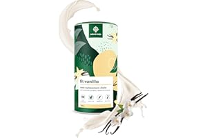 ‎NATURAL MOJO natural mojo fit vanilla (500 g) Shake - vegetarischer Mahlzeitersatz mit wertvollen Nährstoffen, Protein und Superfoods - Fit Shake für bewusste Ernährung mit Vanille Geschmack