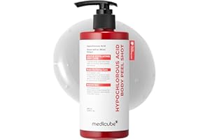medicube Body Peel Shot with Hypochlorous Acid | Gentle Body Exfoliating Serum for Dead Skin Cells, Rough Patches & Uneven Te