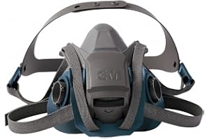 3 m – säkerhetsmask – återanvändbar – svart – 1 styck – andningsventil – spänne – modern – unisex – alla åldrar – industriell