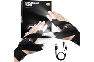 ‎THXTOMS ThxToms LED Handschuhe mit Licht,Geschenke für Männer Weihnachten,Angelzubehör,Angler Geschenk,Technik Gadgets für Männer