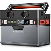 ALLPOWERS Tragbarer Powerstation 288Wh / 78000mAh Mobile Stromversorgung Generatoren 300W Batterie Mobiler Stromspeicher für