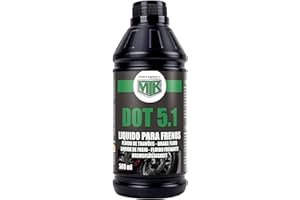 Motorkit Liquide de Frein Dot 5.1 500 ML. Performance supérieure dans des Conditions extrêmes. Conforme à la Norme ISO 4925.