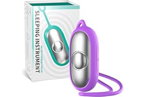 WINKITHW Sleep Aid Device, Anxiety Relief for Adults and Insomnia, USB Rechargeable Microcurrent Holding Sleep Instrument Portable Sleep Aids for Adults, Improve Deep Sleep (Purple)