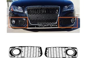 GSRECY Griglia per fendinebbia sinistra destra per S5 B8 Coupe A5 S-Line 2008-2012 RS5 Style