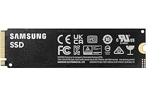 Samsung 990 PRO NVMe M.2 SSD, 4 TB, PCIe 4.0, 7,450 MB/s read, 6,900 MB/s write, Internal SSD, For gaming and video editing, MZ-V9P4T0BW