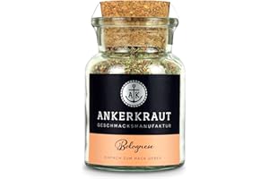 ‎ANKERKRAUT Ankerkraut Bolognese Gewürz, für italienische Spaghetti Bolognese und Lasagne, 100g im Korkenglas