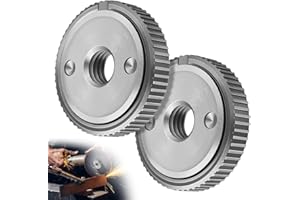 AEUZWR 2 Piezas Tuerca de Sujeción Rápida M14, Tuerca Rapida Amoladora para Todas las Amoladoras Angulares, Tuerca de Apriete Rápido para Amoladora Angular