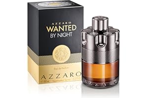 Azzaro Wanted By Night, Agua de Perfume para Hombre en Vaporizador Spray, Fragancia Amaderada Oriental, 100 ml