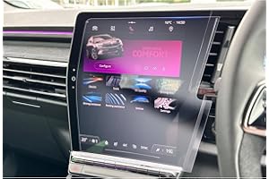 GAFAT Compatible with Renault Austral Alpine/Megane E-Tech/Rafale/Espace 6/Scenic 2023-2025 2026 12" Navigation Screen Protector, Nano Film for 12" OpenR Link, 6H Anti-Scratch (2 PCS)[UK RHD]