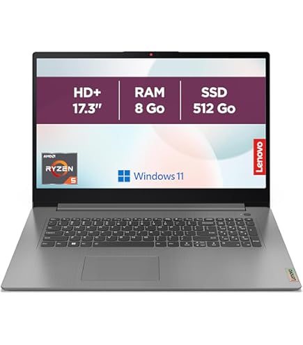 Lenovo IdeaPad 3 15ABA7 39,6 cm (15,6) Ryzen 5 8 Go 512 Go