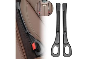 WEILONGB Aufbewahrungsbox für Autositze, Autositz Lückenfüller, 2024 Upgraded Universal Autositz Lückenfüller Autositz Organizer Car Seat Gap Filler für Car Seat Gap,2 Stück Car Seat Gap Filler (Schwarz-2PCS)