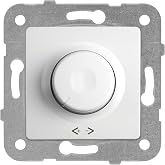 Viko Linnera/Rollina Beyaz PRO Dimmer RL 20 500W Mekanizma ve D&uuml;ğme/Kapak