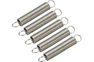 METALLIXITY Extension Spring (0.5x5x30mm/0.02"x0.2"x1.18") 5Pcs, Stainless Steel Tension Spring Wire - for Home Repair Construction Machinery