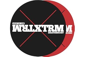 Reloop XTRM Scratching Set - una lámina de deslizamiento especial, un tapete de fieltro (extra duro), un rayado extremo y un retroceso
