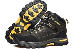 Littleplum Winterschuhe Herren Stiefel Warm Gefüttert Winterstiefel Rutschfest Outdoor Wanderschuhe Schneestiefel