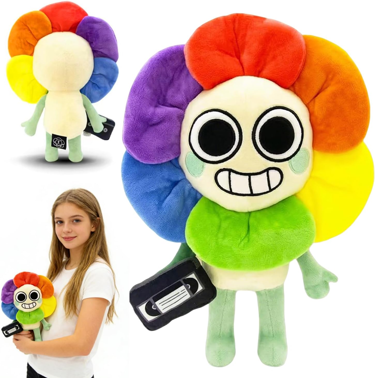 BAISHUWU Dandy Peluche de Juegos, 33 cm Dandy Plush Toys, Animal de Peluche Dandy's World, Dandy’s World Animal Plush Doll, Bonito Peluche Dandy's World, para Niños y Fans, Cumpleaños