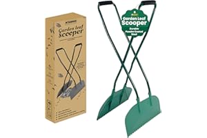 MY GARDEN OUTDOOR LIVING My Garden Leaf Grabbers Scooper – Handheld Leaf Collector with Powder Coated Steel & PP Head – Leaves Grabber Rake Tool for Garden, Yard, Park & Outdoor Cleanup