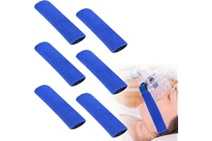HAINUE 6 Piezas Almohadillas Faciales CPAP, Mascarillas CPAP, Almohadillas Faciales CPAP, Cómodos Accesorios CPAP, CPAP Maquina Apnea del Sueño, CPAP Strap Comfort Pads, Plantillas de Máscara CPAP, Vendas