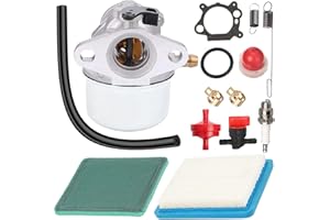 ZAMDOE 799868 Carburatore per Briggs & Stratton 694882 698444 498254 798170 498170 49-817-0 497347 498966 4-7 HP 122000 Motori con Parti di Ricambio per Candele Filtro Aria