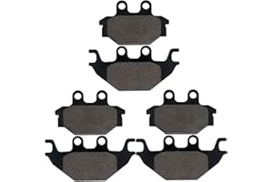 Yerbay Bremsbeläge vorne/hinten für SYM Quadlander 300 2007-2010 / KYMCO MXU 250 R 2012 2013 / MXU 300 2005-2014 / MXU 300 R 2010-2013