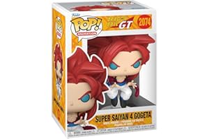 Funko Pop! Animation: Dragon Ball GT - Super Saiyan 4 Gogeta - Probabilità di 1/6 per la Variante Chase - Si Illumina Al Buio - Figura in Vinile da Collezione - Anime Fans