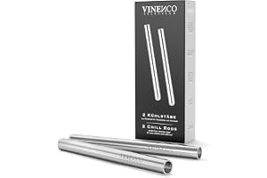 Vinkylare Stick 3-i-1-Set: Rostfritt Stålflaskkylstång + Dekanterande Luftare + Droppfri Upphällning