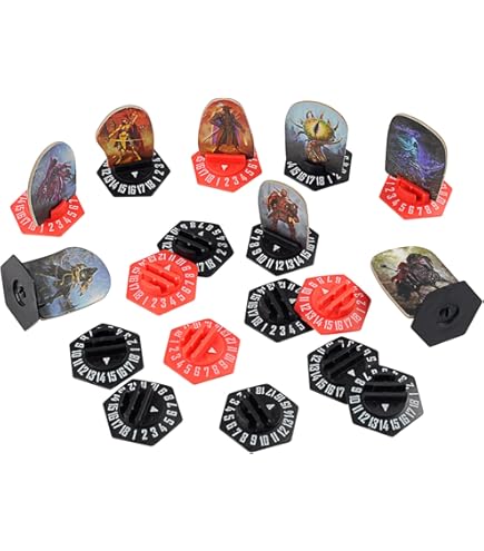 Dashboard Giocatore Per Gloomhaven - Con Tracker Salute/Esperienza, Confezione Da 4 - Foto 7