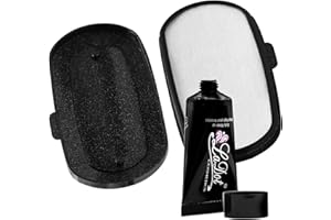 Ladot tatouage temporaire, Pack tampon encreur, maquillage pour le corps noir 15 ml