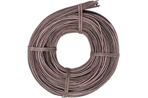 famos Peddigrohr Flechtmaterial Korbflechten 2,25 mm viele Farben zur Auswahl (100g, Dunkelbraun)