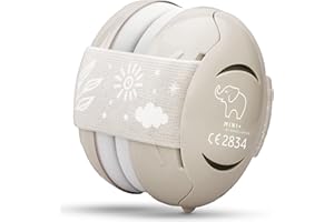 Schallwerk ® Mini+ Cuffie Antirumore Bambini - Protezione dell'udito per Bambini e Neonati - Cuffie Neonato Antirumore, Neonato, Bambino, Aereo, Rumore