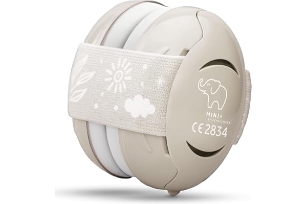 Schallwerk ® Mini+ Casque Anti Bruit Bebe - Protection Auditive de 0 à 36 Mois - Casque Anti-bruit pour Enfant & Bébé - Certifié CE - Protection Anti Bruit Enfant, Avion
