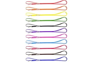 SUPTMAX Mini Führleine Hundeleine Nylonleine 3-Fach verstellbar 4m Lila