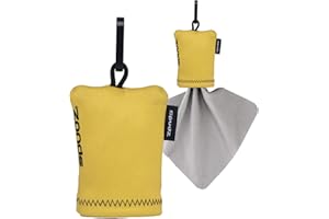 Spudz Microfibre Lens Cleaning Cloth - 6x6 inch Yellow