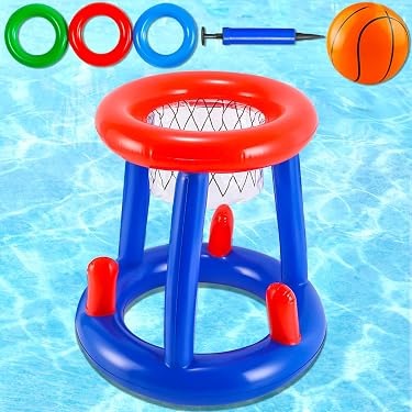 Juego de baloncesto inflable para piscina, aro de baloncesto para piscina y playa, juegos de piscina para niños y adultos, accesorio flotante para act | Leroy Merlin