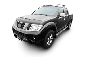 AUTO-BRA AB-00145 Car Bra Compatibile con Nissan Navara III D40 2005- Pathfinder III R51 2004-2013 Auto Car Bra Copri Cofano Protezione Tuning