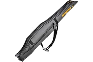 SPORTEX MARKENQUALITÄT AUS DEUTSCHLAND Sportex Rutentasche SuperSafe 125cm / 145cm / 165cm 2 Fächer für 2 montierte Rute