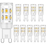 G9 LED Bulb 2W Equivalent to 15W 20W 25W Halogen Bulbs, G9 Led Bulb Warm White 3000K, G9 Light Bulbs, G9 Socket Led Lamp, Not