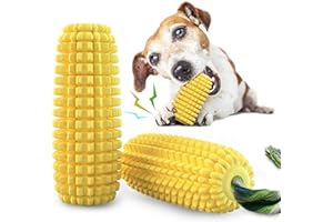 Carllg Dog Chew Toys for Aggressive Chewers, Indestructible Tough Durable Squeaky Interactive Dog Toys, Puppy Teeth Chew Corn Stick Toy for Small Meduium Large Breed