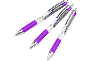 Zebra Classic Z-Grip Lot de 3 stylos à bille Violet 1,2 mm