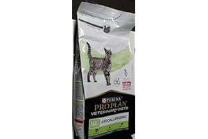 PURINA PRO PLAN VETERINARY DIETS Pro Plan Veterinary Diets Feline HA Hypoallergenic Dry Cat Food PRO Plan Vet 1,3KG, Multicolour, 1.3 kg (Confezione da 1), 1300 unità