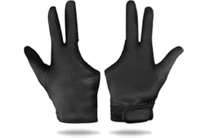ElevateTech Gants résistants à la chaleur pour coiffure, fer à friser professionnel, gants à 3 doigts, réutilisables, teinture capillaire, gants de protection contre la chaleur pour curling, barbier,