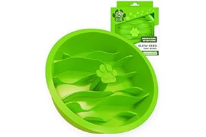 Mighty Paw Cuencos de alimentación lenta para perros, cuenco de alimentación lenta para perros, cuenco de comida para perros, cuenco de alimentación lenta, comedero lento, rompecabezas para perros