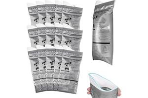 WangChaoJiu 15 Pz Sacchetti per Urina, 700 ml Sacchetti per Vomito da Viaggio, Sacchetti Vomito da Viaggio, Sacchetti per Toilette WC Portatile Adulti, Orinatoio Portatile Donna Uomini Campeggio Auto