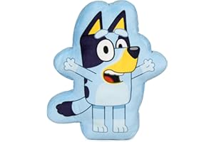 Famosa Softies - Peluche cojin Suave de Bluey de 35 cm, con una Imagen de Bluey como en los Dibujos Animados, para niños y niñas pequeños a Partir de 6 Meses de Edad, Famosa (760024192)